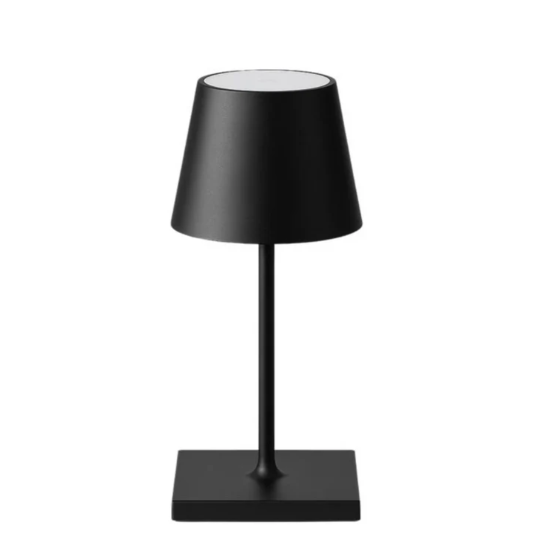 Mini Sven – Tafellamp – Oplaadbaar – Voor Binnen & Buiten – 26 cm – Zwart - enke stuk