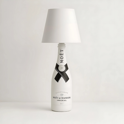 Aura – Tafellamp – Flessenlamp - Oplaadbaar – Voor Binnen & Buiten – Wit