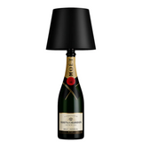 Aura – Tafellamp – Flessenlamp - Oplaadbaar – Voor Binnen & Buiten – Zwart