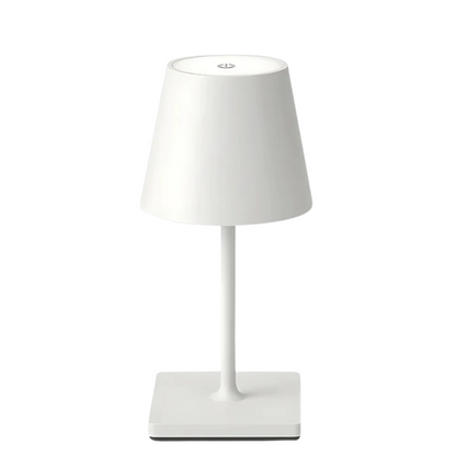 Mini Sven – Tafellamp – Oplaadbaar – Voor Binnen & Buiten – 26 cm – Wit - Enkel stuk